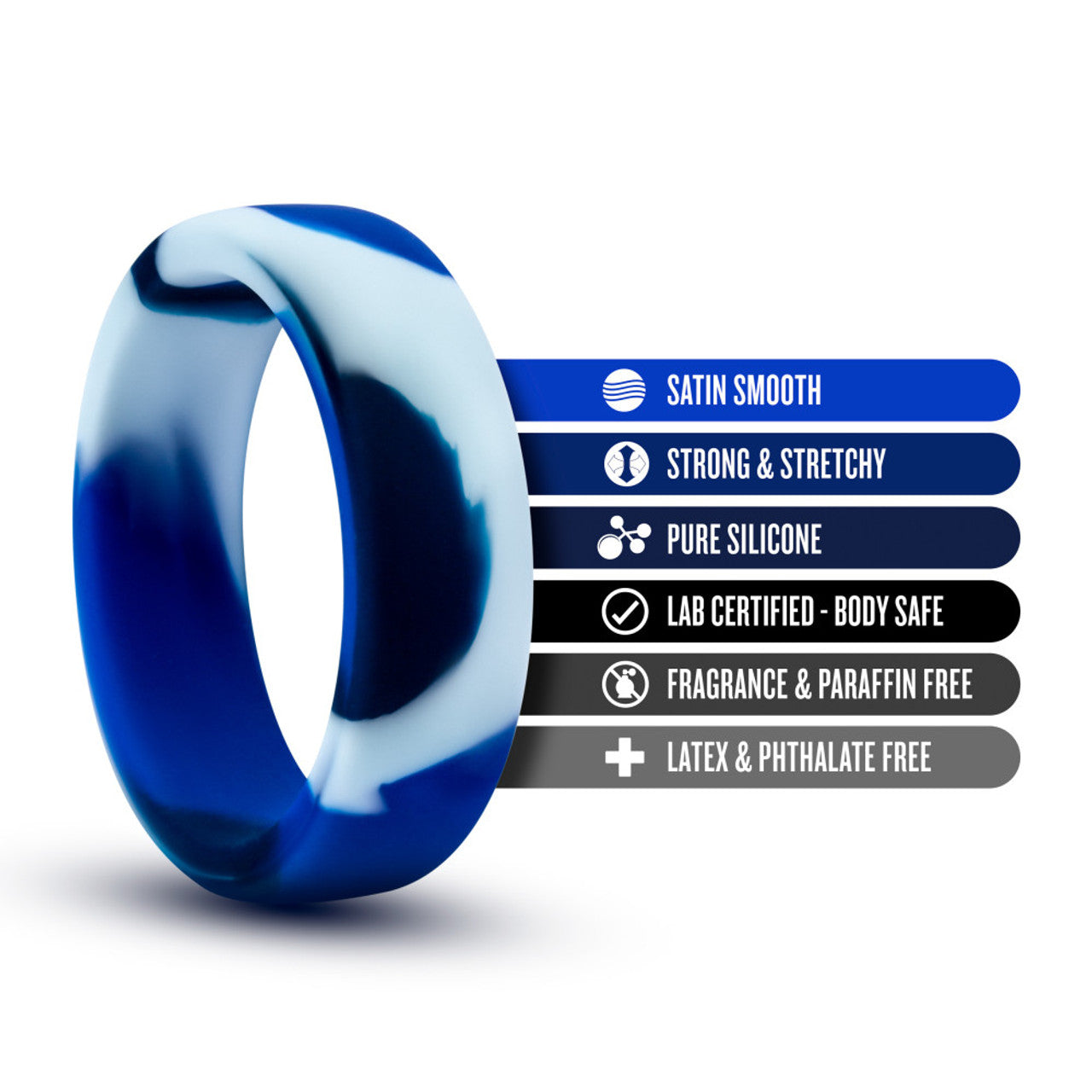 Anillo Para Pene Erecciones De Roca, Silicon Camo Cock Ring Performance - Silicone Camo Cock Ring - Camouflage