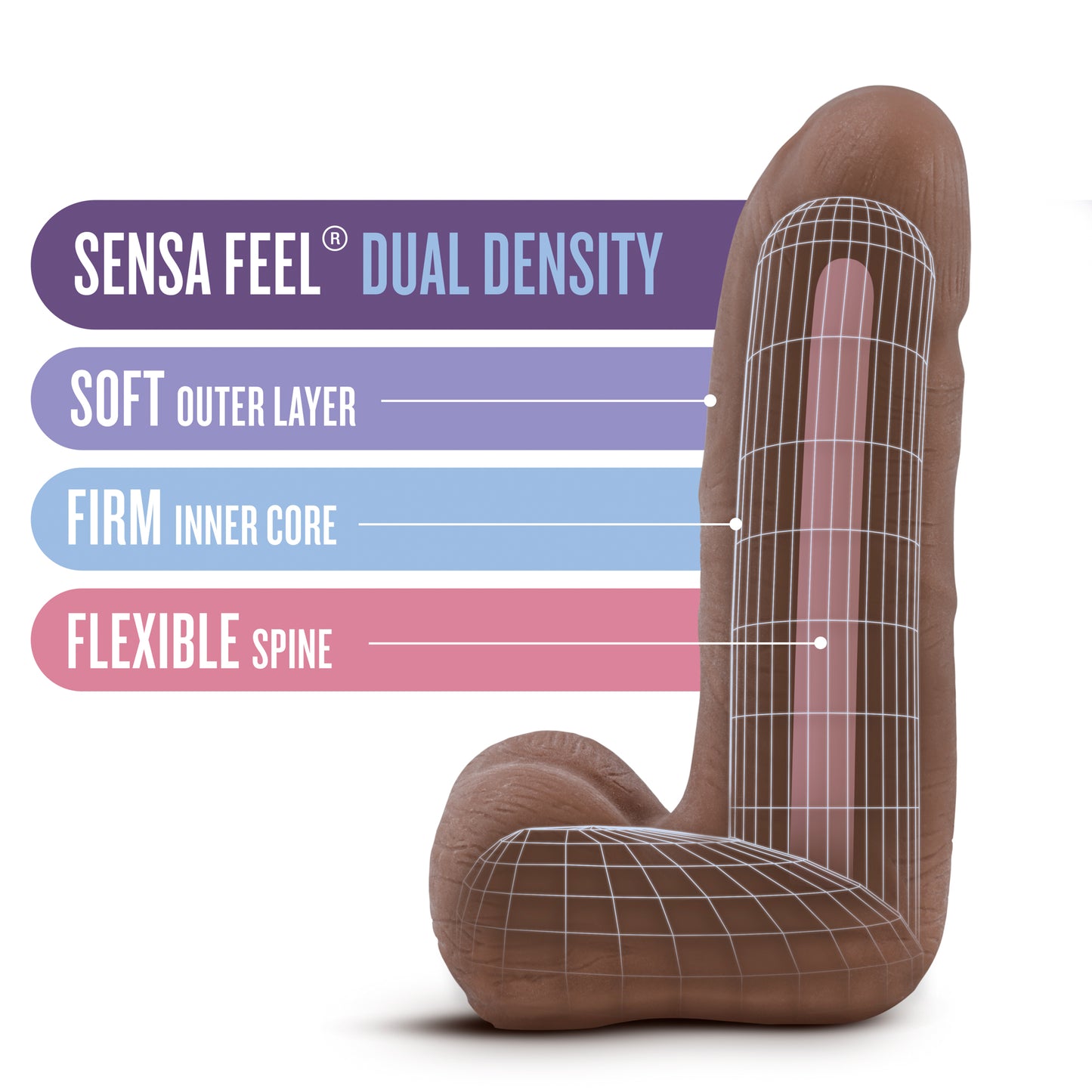 Carlito Au Naturel Dildo Pequeño 13cm Consolador Muy Realista Color Latino