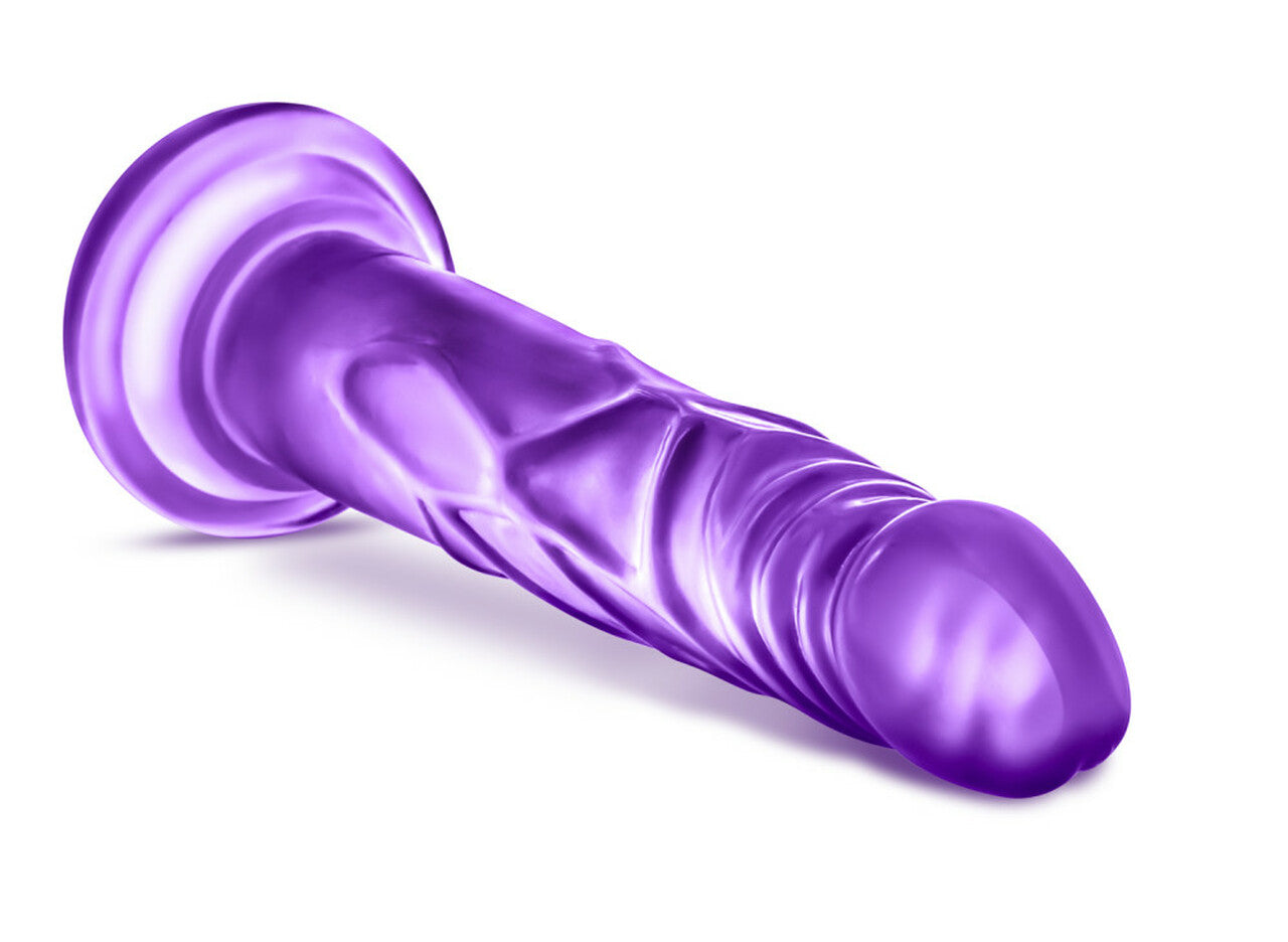 Dildo Consolador 15cm Realista Jelly Anal Vaginal B Yours - Sweet n Hard 5 - Purple
