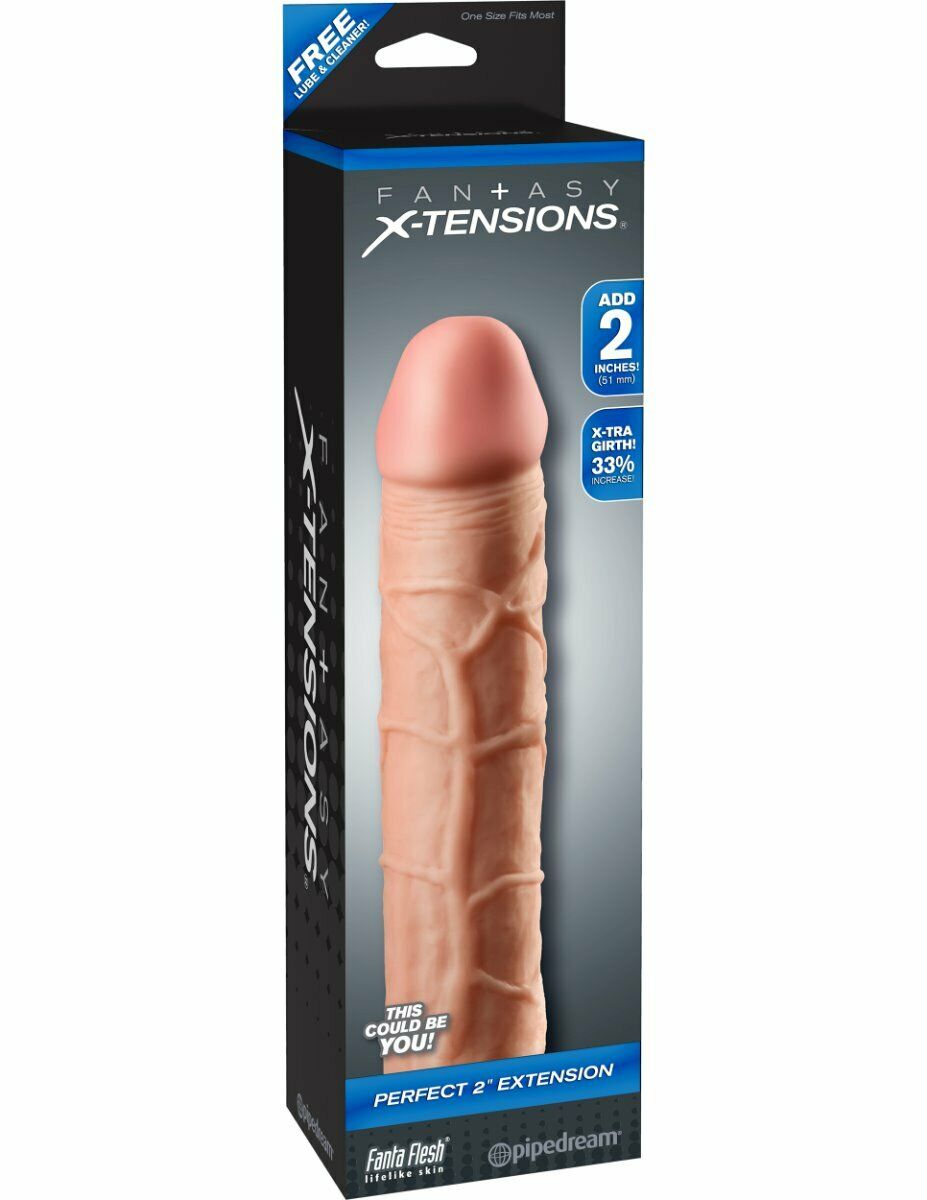X-tensions Funda Extensión De Pene 33% Más Grande 2 PuLG