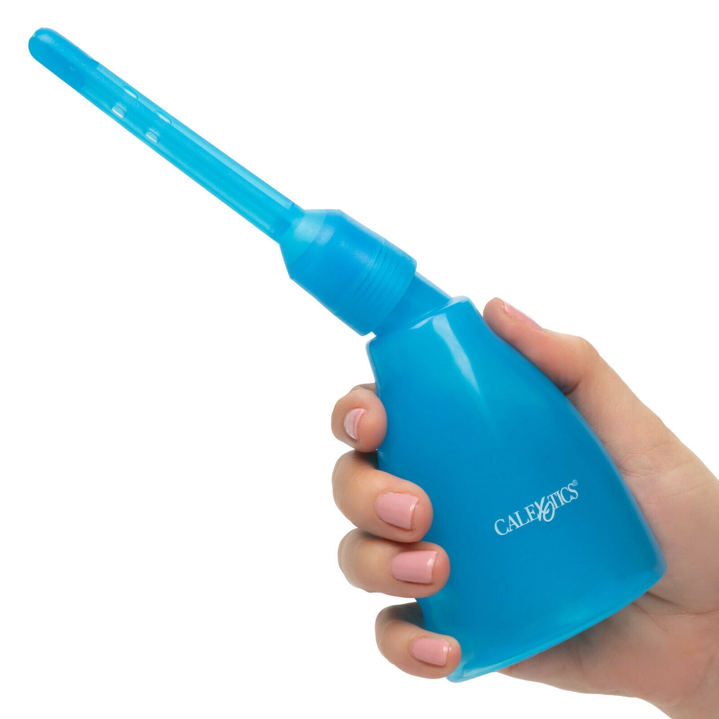 Enema Higiene Intima Anal Vaginal Unisex Ducha Dos Nodulos Azúl