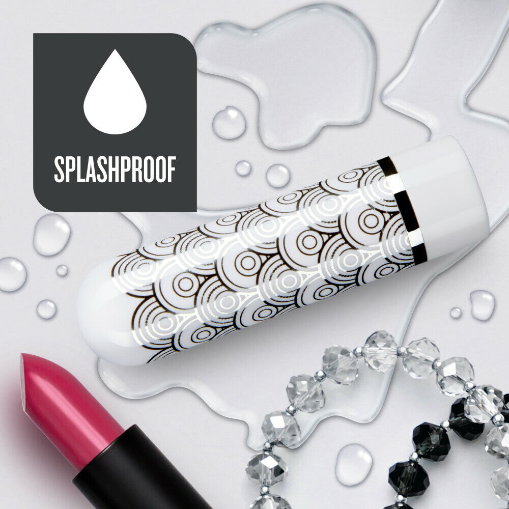 Bala Recargable Consolador Vibrador Bala Vibradora Potente Clásica Pequeña The Collection Glitzy Halo Bullet