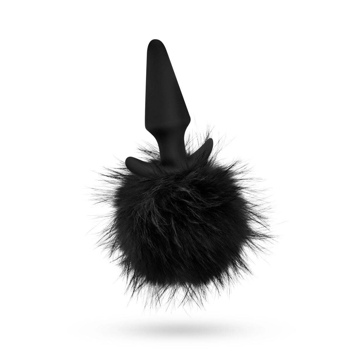 Plug Anal Colita Sexy Hermoso Cola Conejo Alta Calidad Anal Adventures Platinum - Rabbit Tail Plug - Black
