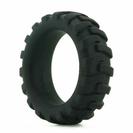 Anillo Pene Sujetador Testículos Silicon Potentes Erecciones MACK TUFF LARGE TIRE RING – BLACK