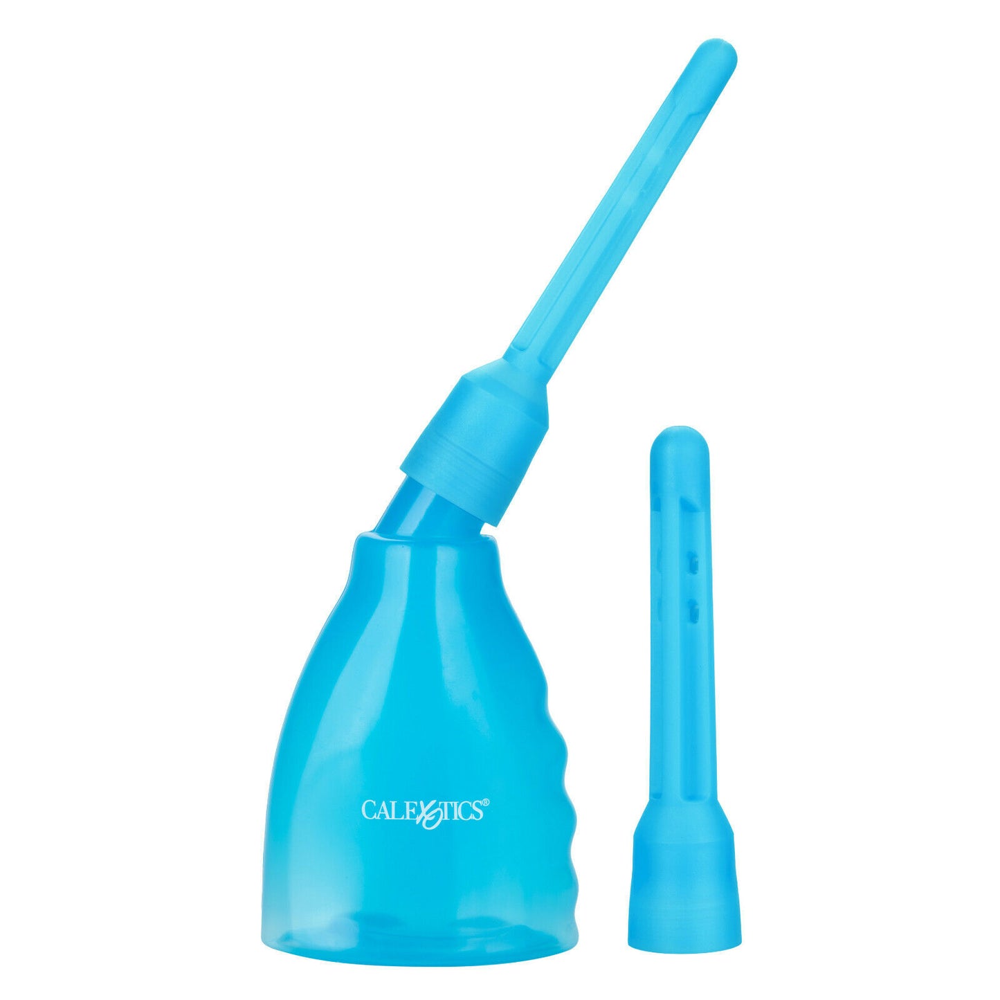 Enema Higiene Intima Anal Vaginal Unisex Ducha Dos Nodulos Azúl