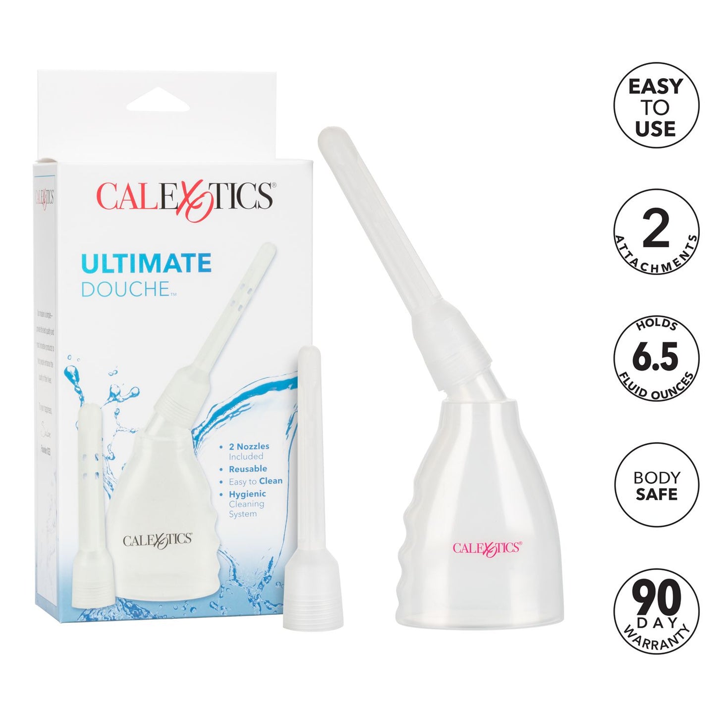 Enema Higiene Intima Anal Vaginal Unisex Ducha Dos Nodulos Clear