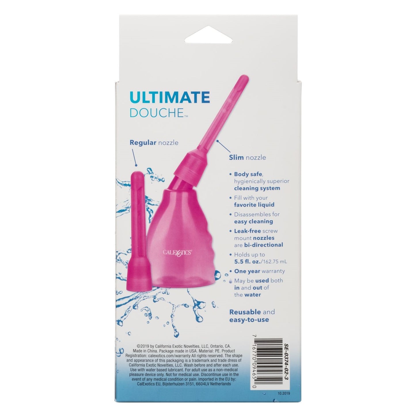 Enema Higiene Intima Anal Vaginal Unisex Ducha Dos Nodulos pink