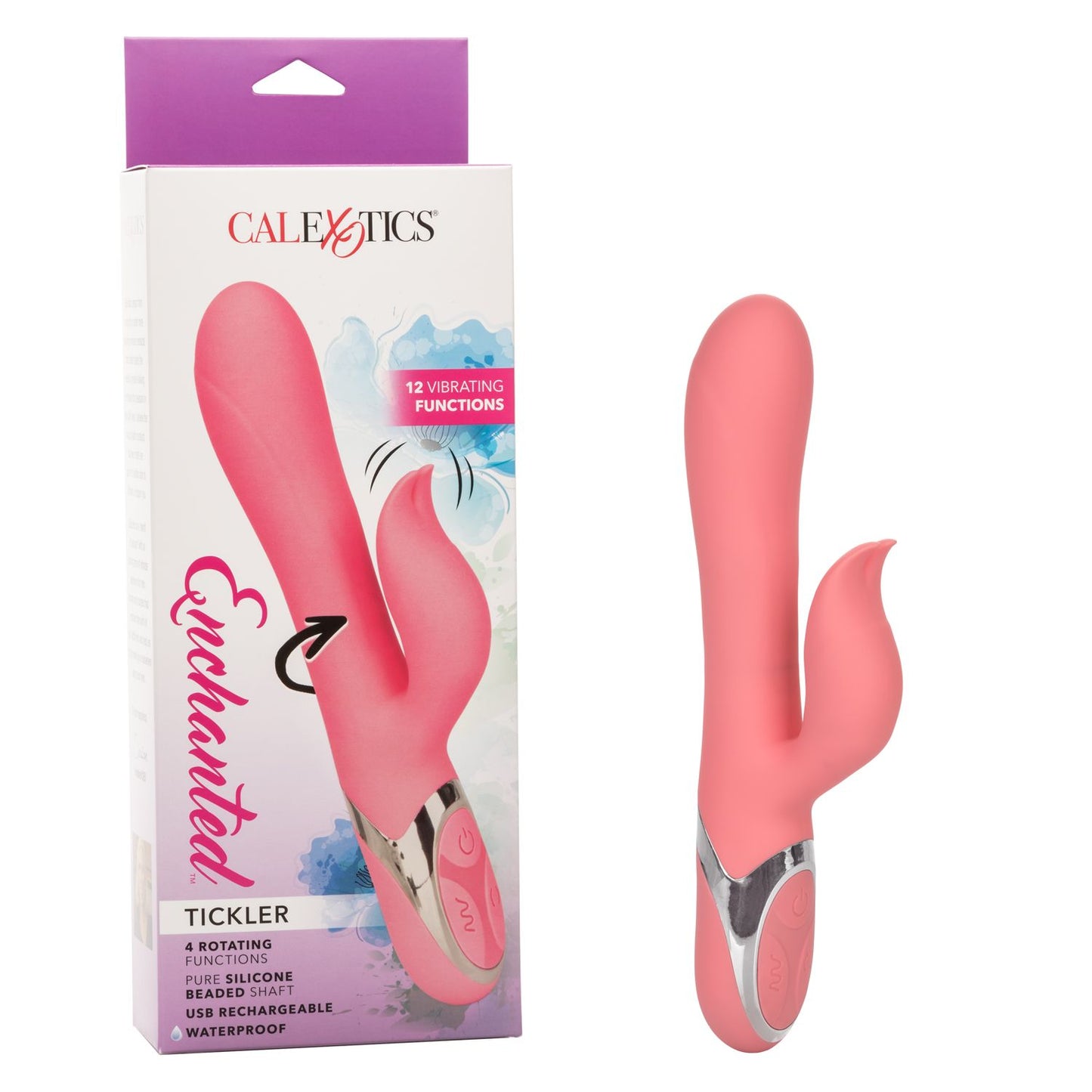 Vibrador Y Rotación Recargable Punto G, Clitoris Enchanted Tickler