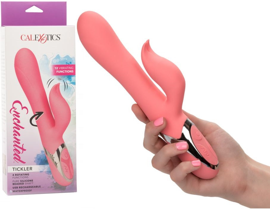 Vibrador Y Rotación Recargable Punto G, Clitoris Enchanted Tickler