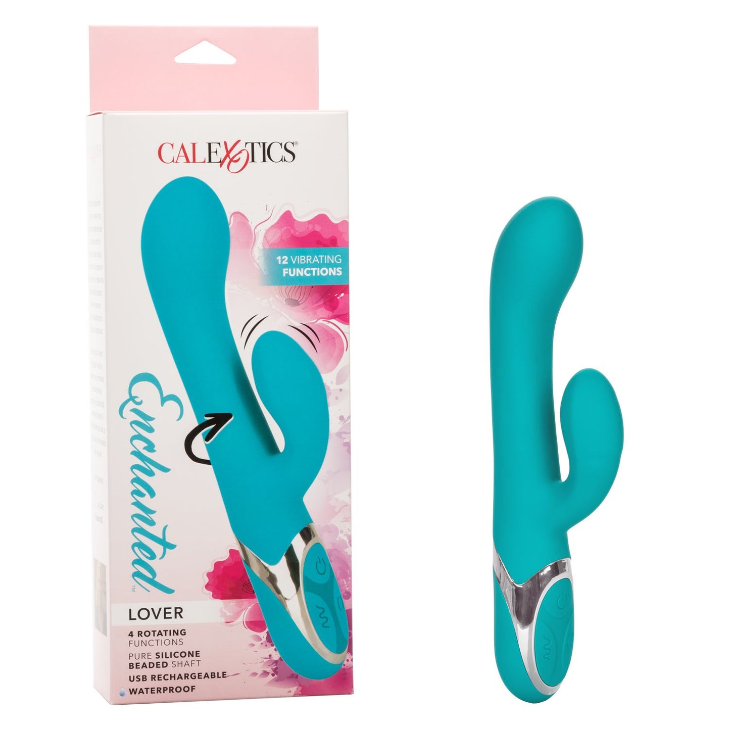 Vibrador Consolador Vibra Y Rota Recargable Muy Estimualmte Enchanted Lover