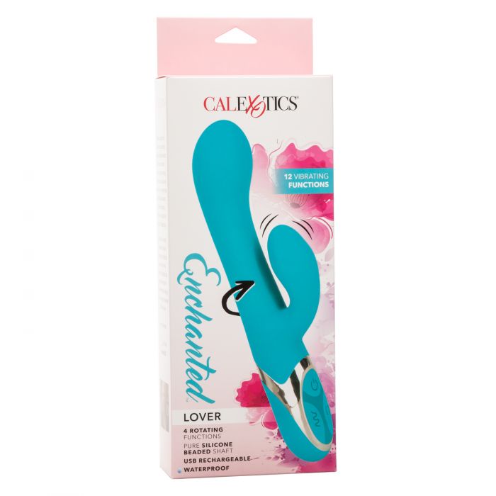 Vibrador Consolador Vibra Y Rota Recargable Muy Estimualmte Enchanted Lover