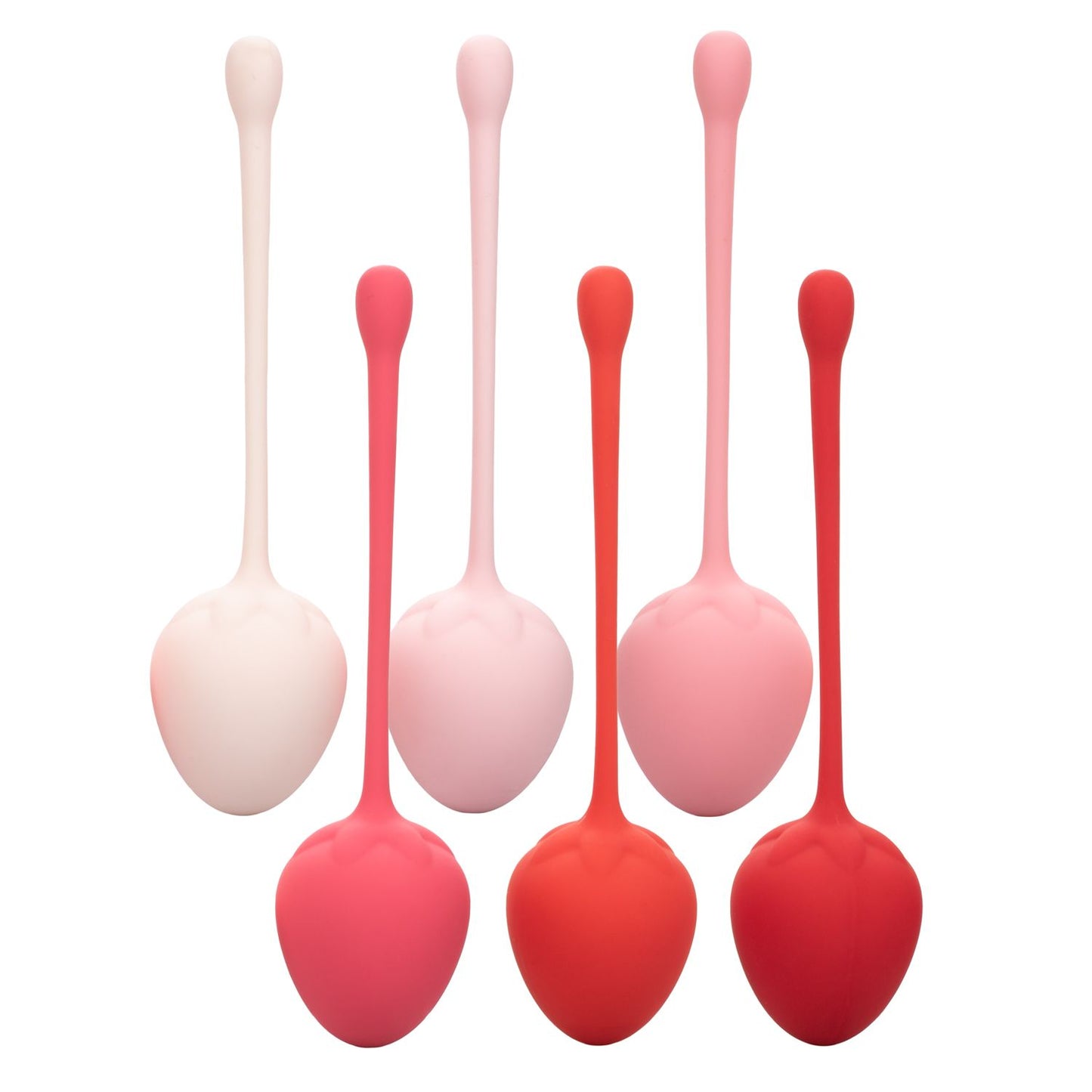 Bolas Kegel Silicon Ejercicios Piso Pelvico Set 6pz Fresitas Kegel Training Set Strawberry