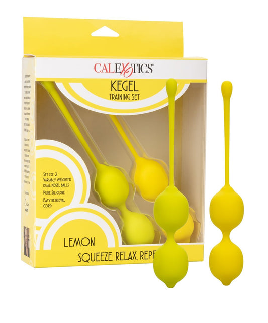 Bolas Kegel Silicon Ejercicios Piso Pelvico Set Kegel Training Set Lemon