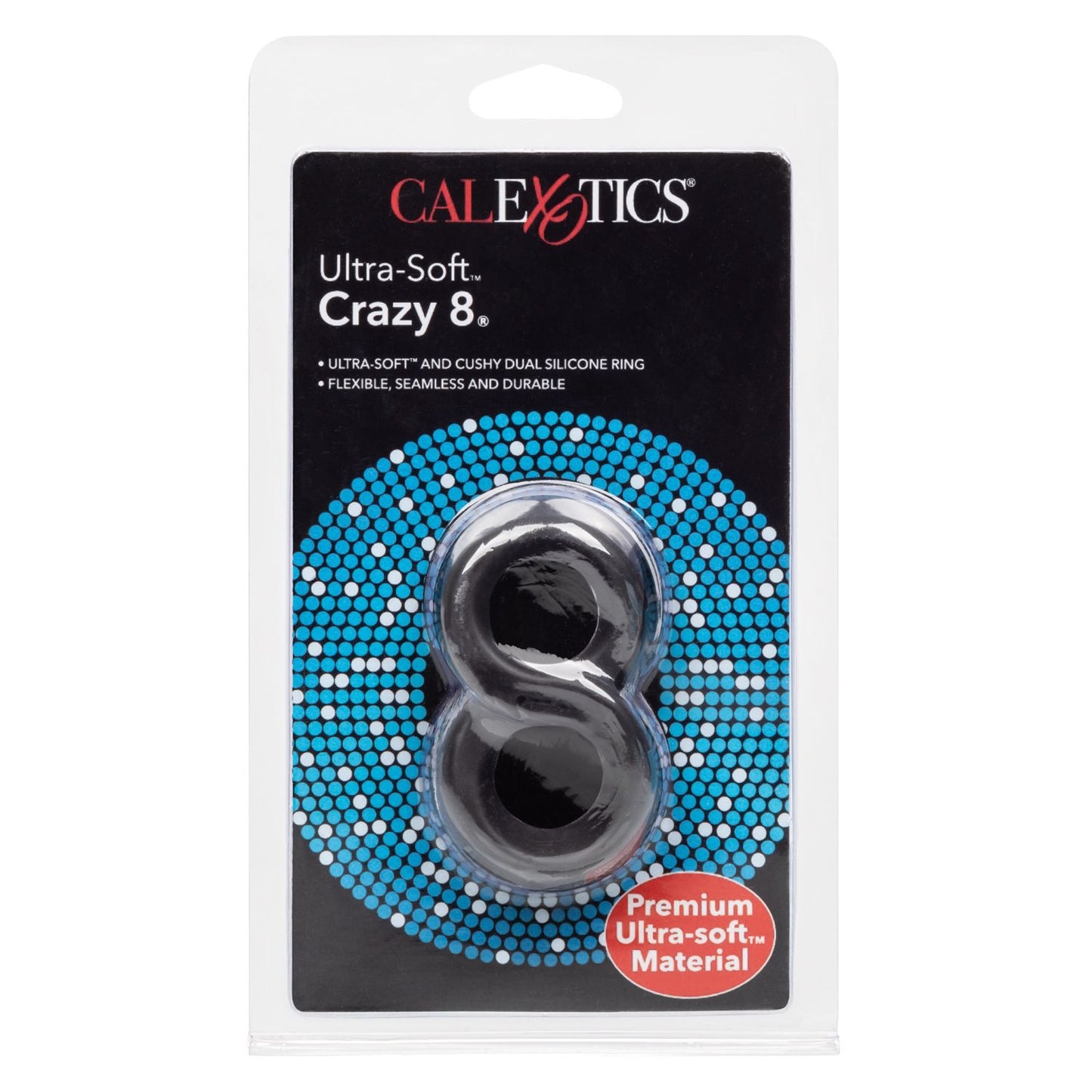 Anillo Pene Y Testiculos Fuertes Erecciones Suave Flexible Ultra-Soft Crazy 8