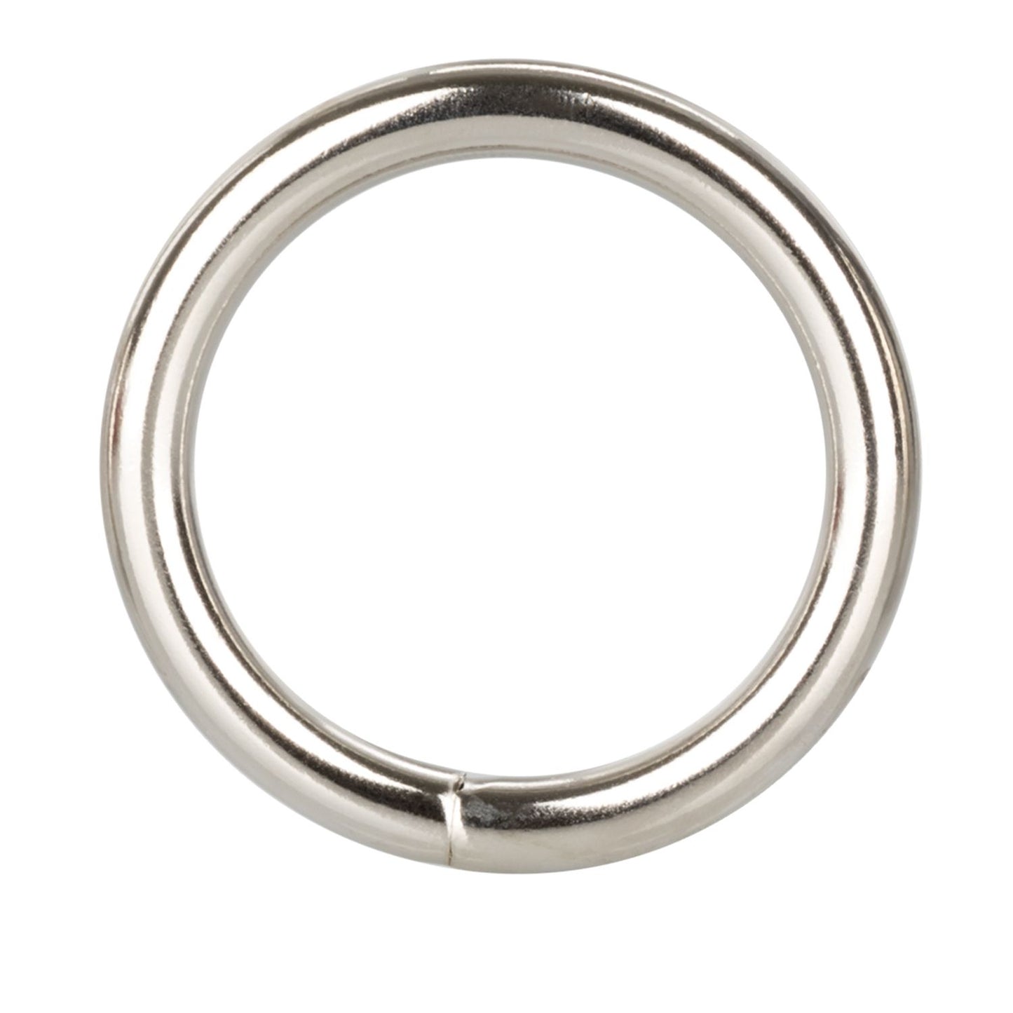 Anillo Metal Mediano Cock Ring Pene Prolonga Erección Silver Ring Medium