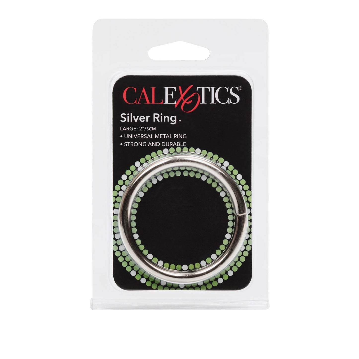 Anillo Metal Grande Cock Ring Pene Prolonga Erección Silver Ring Large