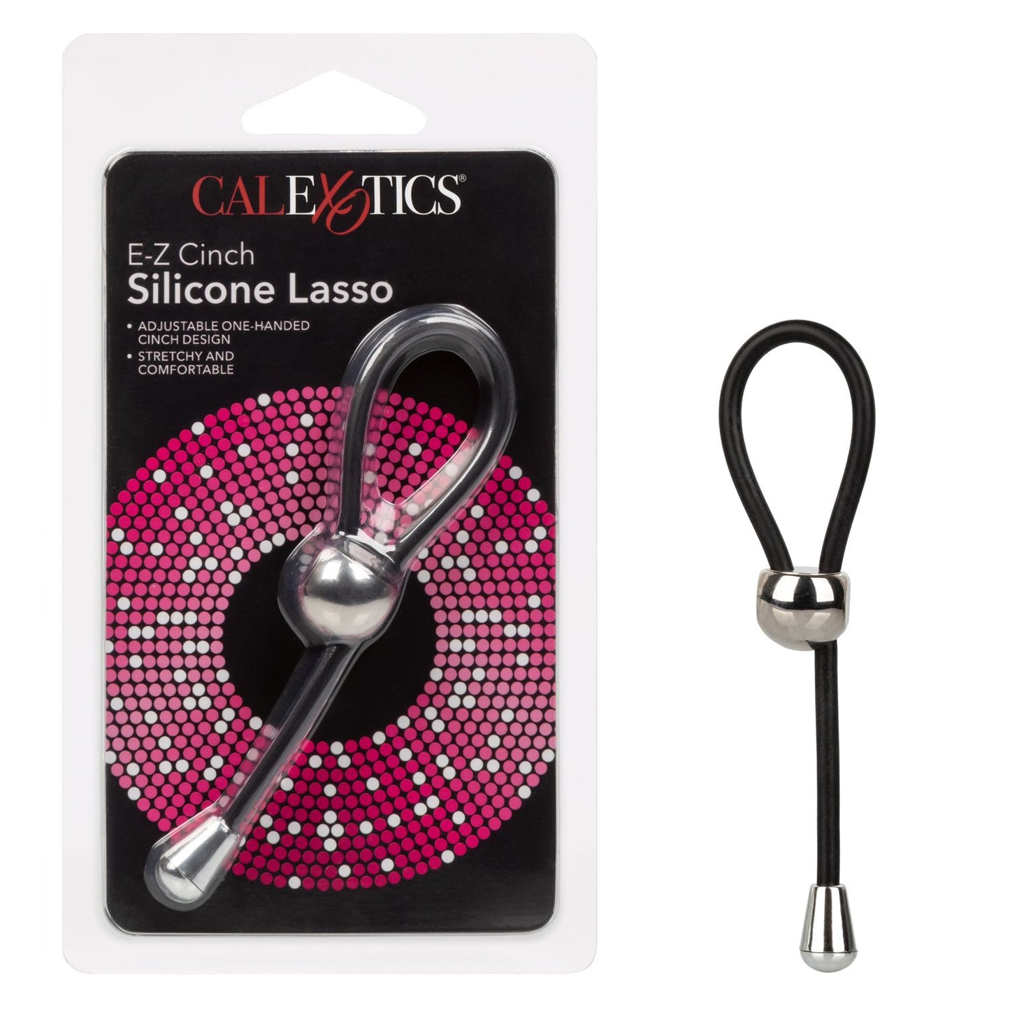 Anillo Pene Y Testiculos, Fuertes Erecciones Cock Ring Liga E-Z Cinch Silicone Lasso