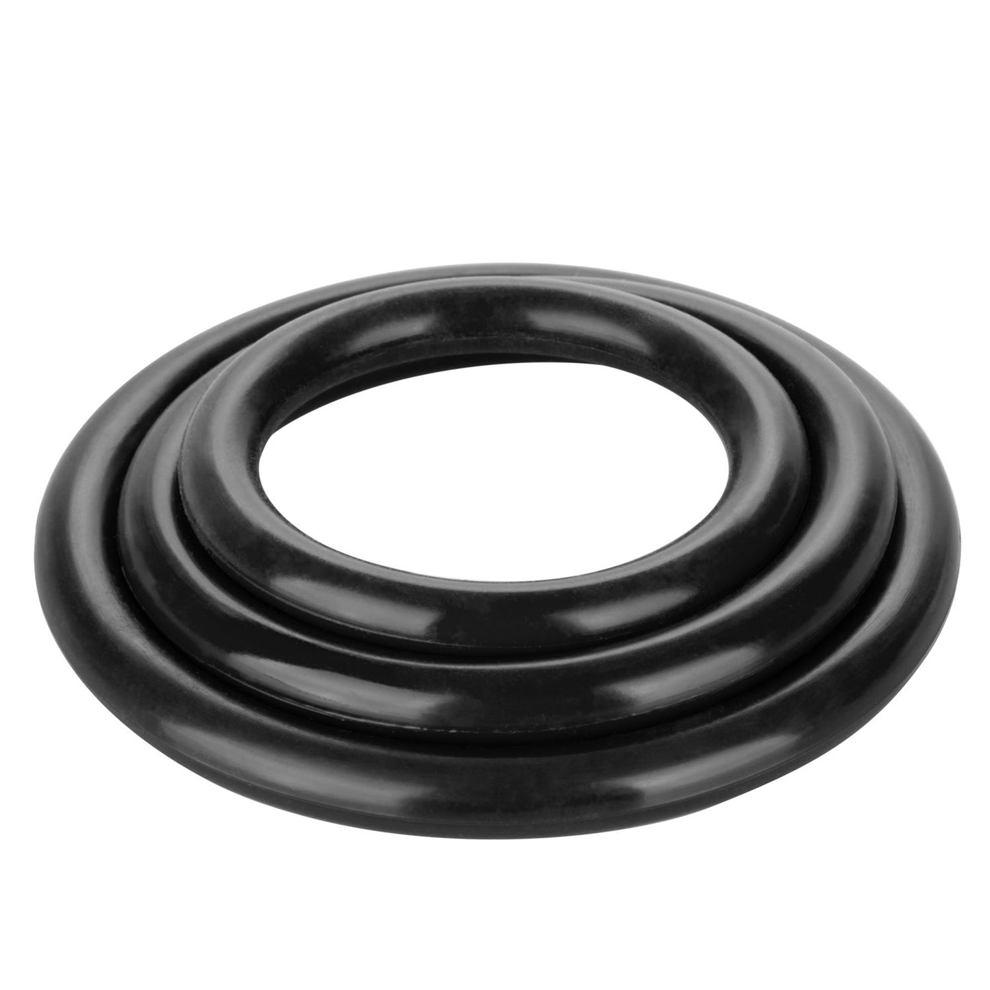 Anillo Pene Y Bolas Cock Ring Fuertes Erecciones Black Set Tri-Rings