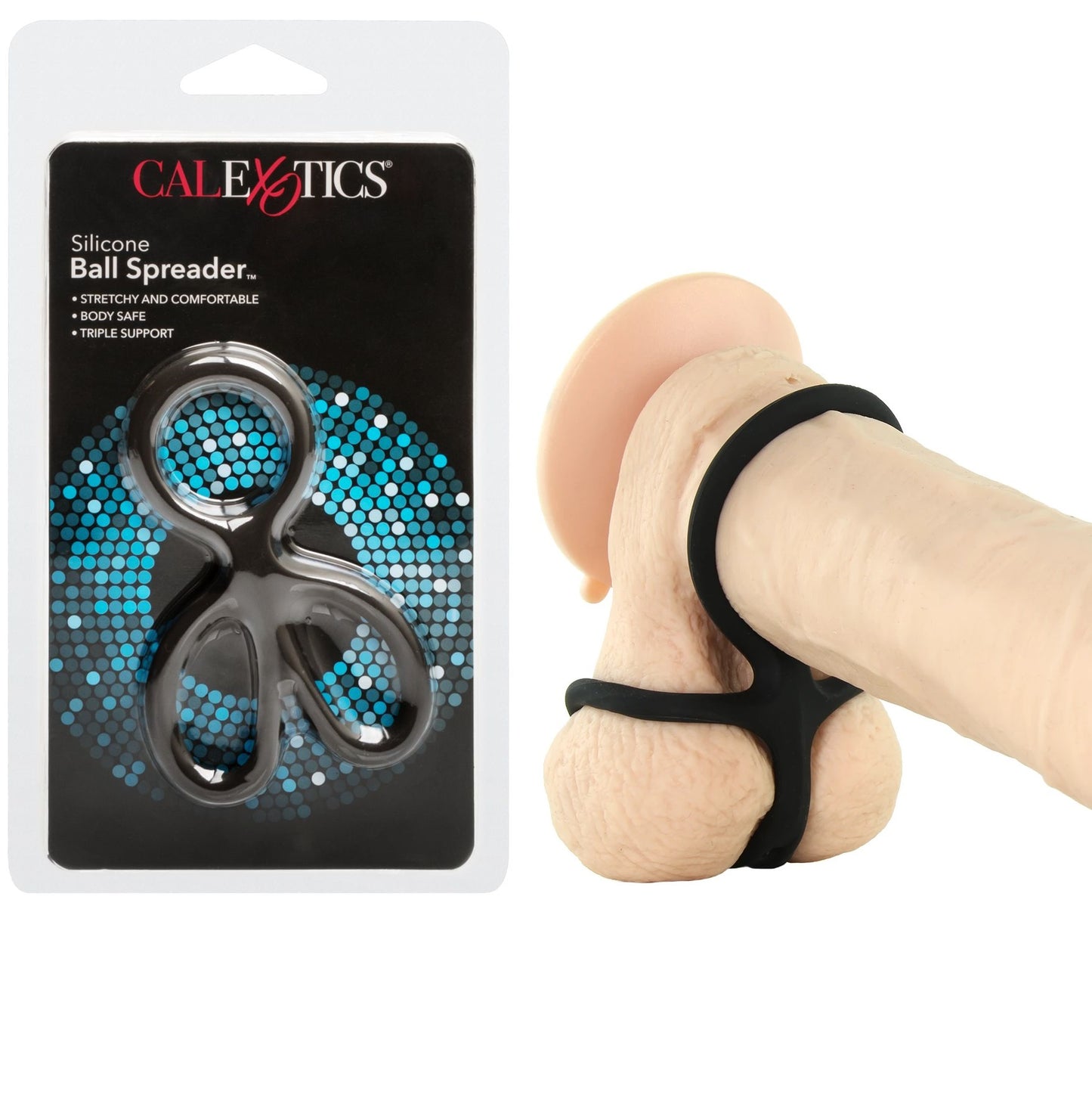 Anillo Pene Y Testiculos, Fuertes Erecciones Cock Ring Liga Silicone Ball Spreader