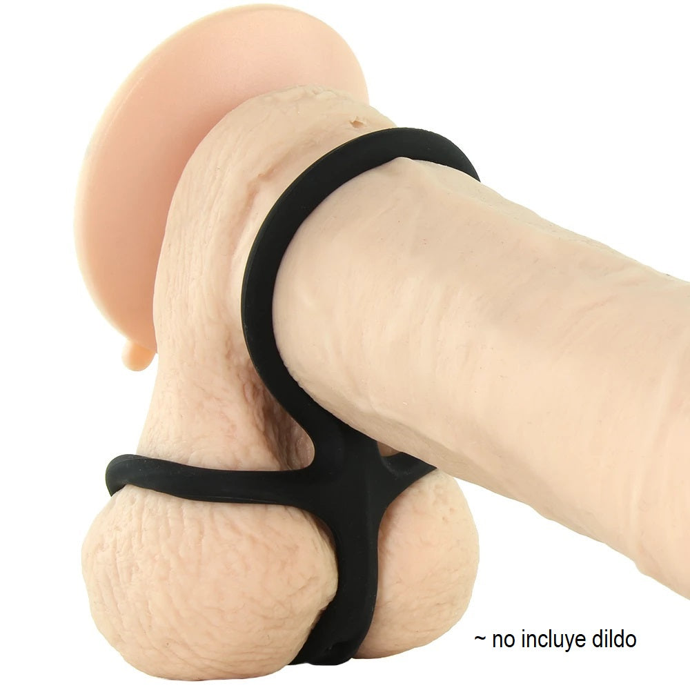 Anillo Pene Y Testiculos, Fuertes Erecciones Cock Ring Liga Silicone Ball Spreader