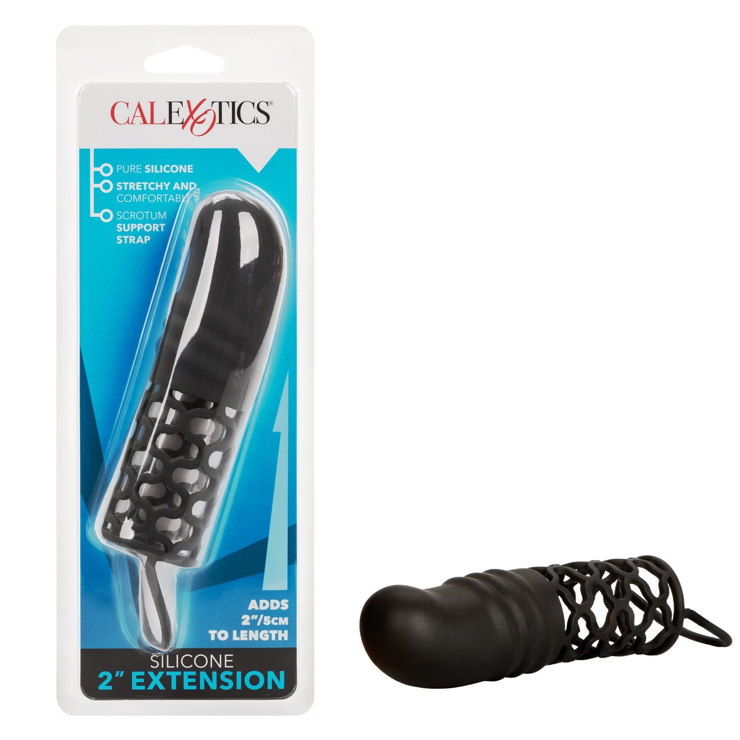 Funda Extensión Para Pene Aumenta 2puLG Más Grande Silicon