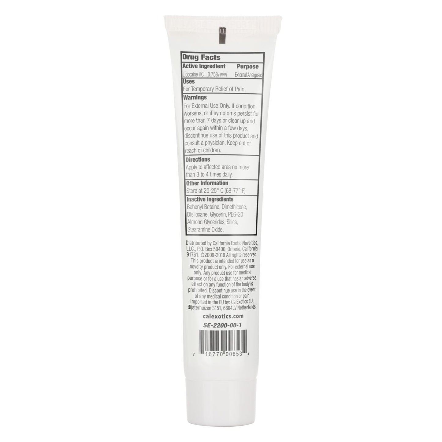 Gel Anal Desensibilizante Anal Eze 1.5oz Anorectal Benzocaína