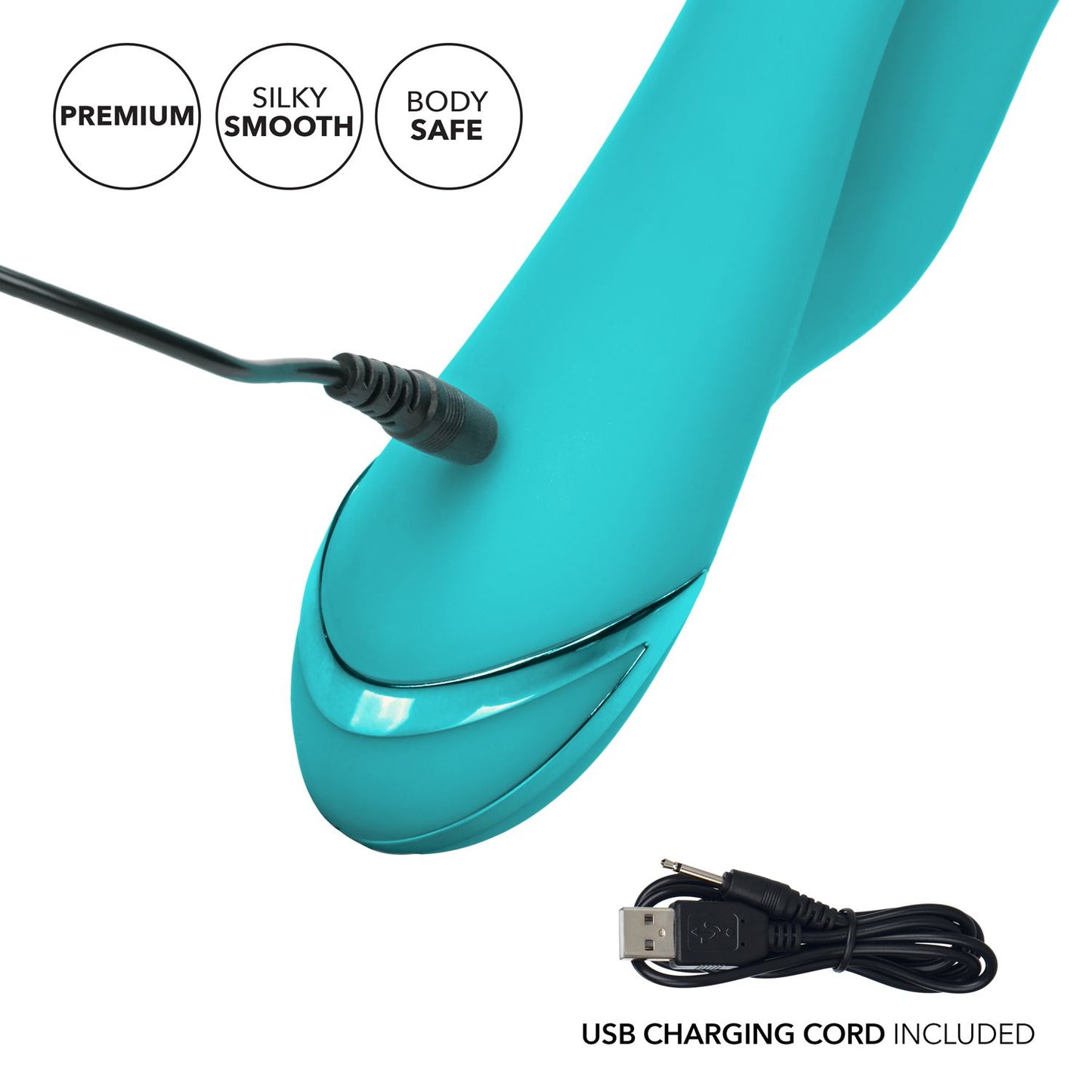 Vibrador Recargable 10 Func, Estimula Clitoris Punto G California Dreaming Santa Monica Starlet