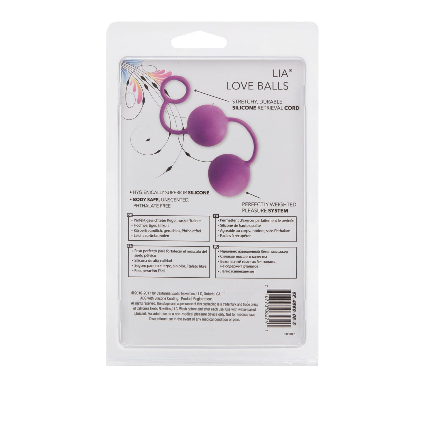 Bolitas Chinas Bola Kegel Ejercicio Piso Pelvico Silicon Lia Love Balls