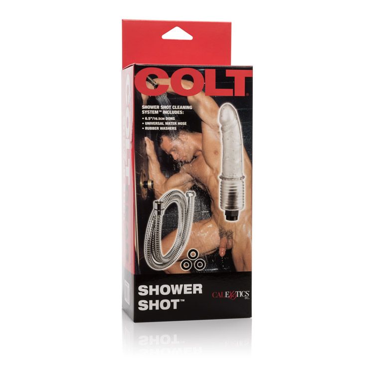 Ducha Anal Enema Desmontable Con Manguera Dildo COLT Shower Shot