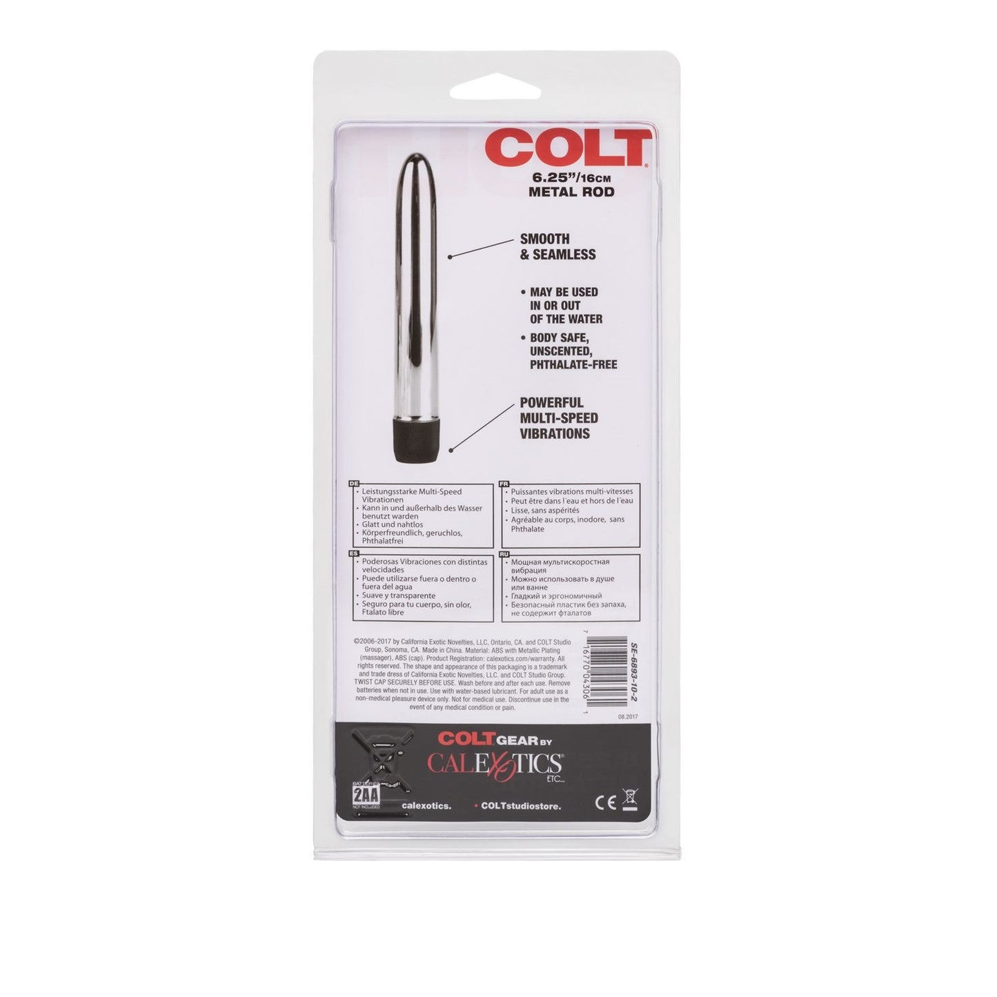 Bala Vibración Estimulador Anal Vaginal Vibrador Unisex COLT 16cm