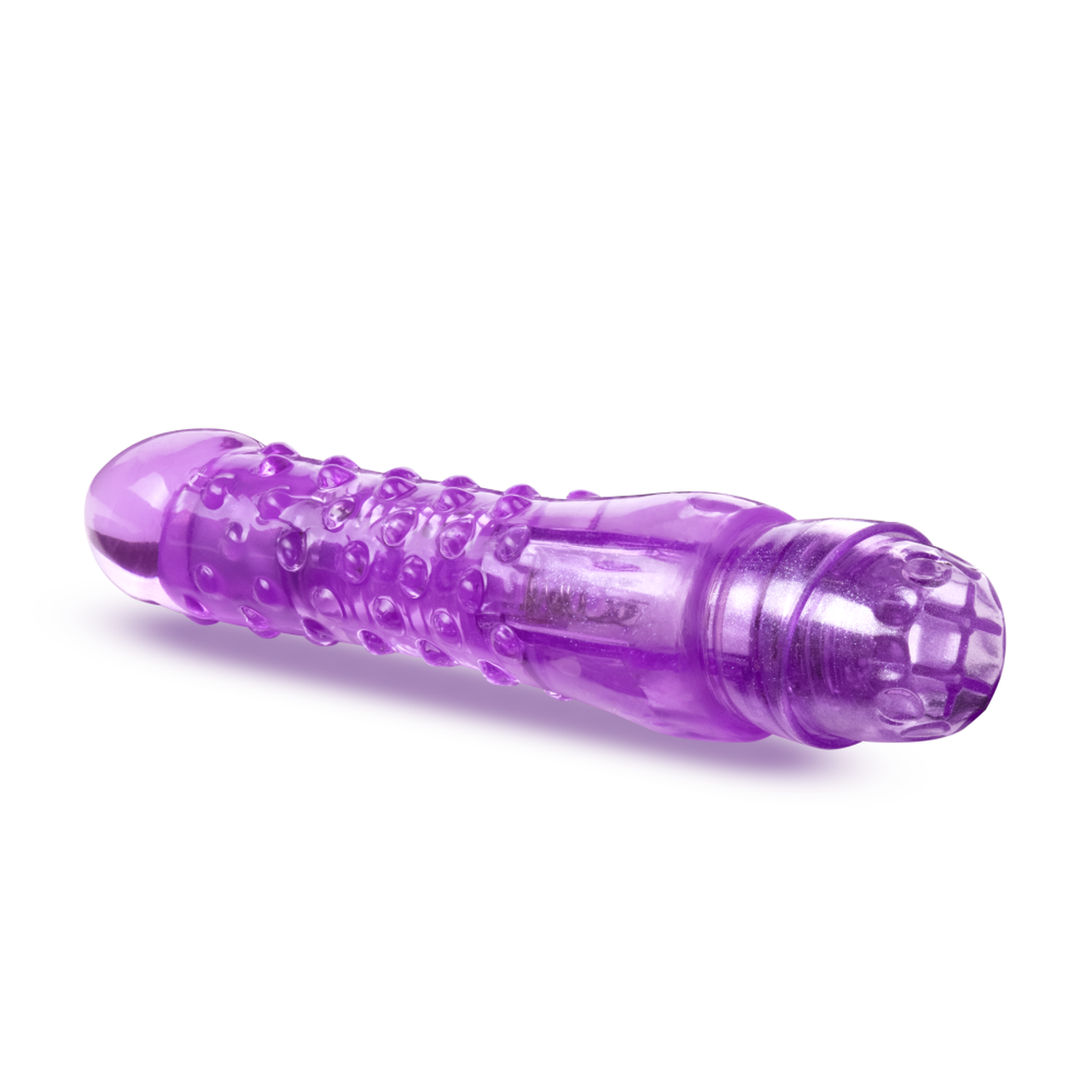 Vibrador 15cm Principiante Dildo Consolador Multivelocidad Naturally Yours - Bump n Grind - Purple