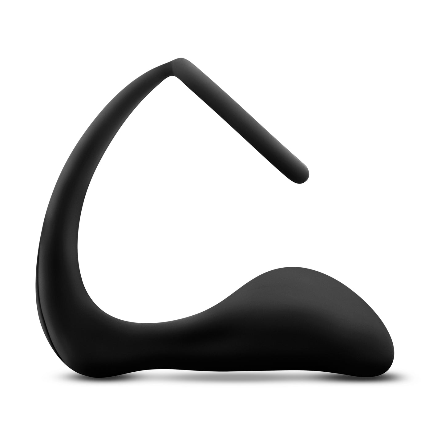 Plug Anal Silicon Con Sujetador, Estimulador Anal Prostatico Anal Adventures - Platinum - Cock Ring Plug - Black
