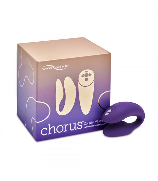 We Vibe Chorus Purple Vibrador Control Remoto App Celular We-Vibe Chorus Couples Vibrador remoto y controlado por aplicación, juguete sexual inteligente vibrador para él y ella, color Morado