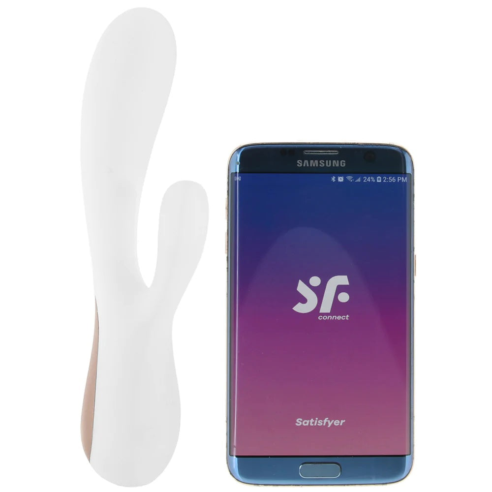 Vibrador Estimula Clitoris Punto G Satisfyer Mono Flex Vibe Blanco