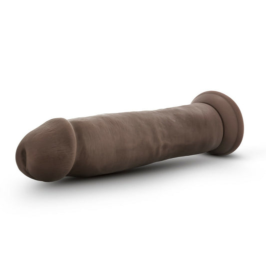 Consolador Grande Dildo Largo Realista 22cm Flexible Dr. Skin - 9.5 Inch Cock - Chocolate