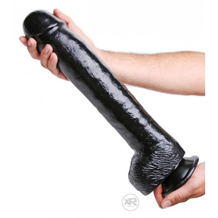 Dildo 43cm Pene Grande Negro The Destroyer Huge 17 Pulgadas The Black Destroyer Huge 17 Inch Dildo