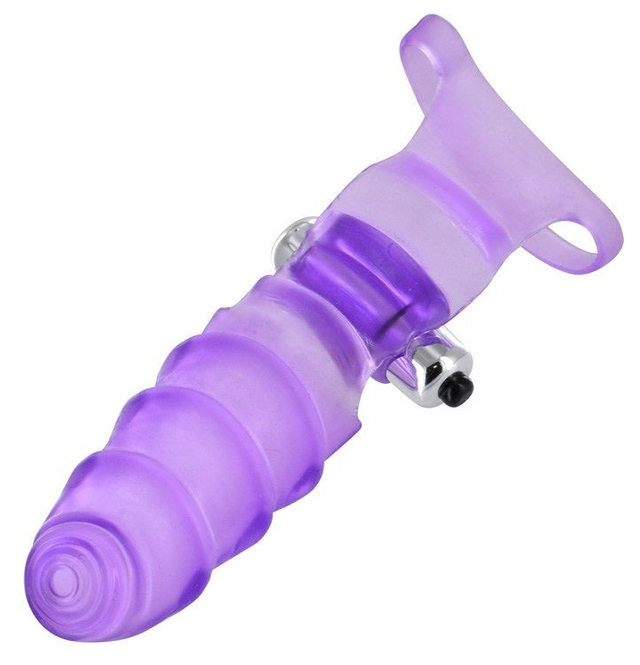 Funda Vibrador Dedos Vagina Punto G Clitoris Estimulador Double Finger Banger Vibrating G-Spot Glove