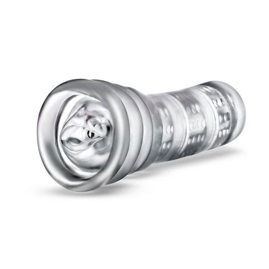 Masturbador Suave Textura Interna Brilla En La Obscuridad M for Men - Soft and Wet - All Nighter - Clear