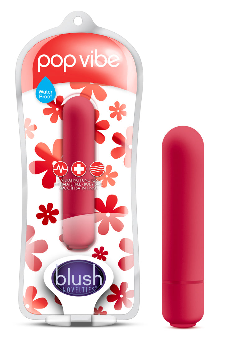 Bala Vibradora Potente Pop Vibe – Red