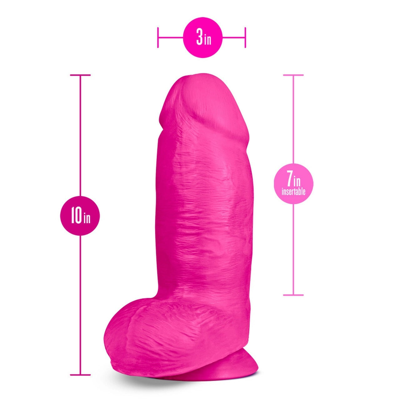 Dildo Consolador 23cm Grande Gordo Grueso Au Naturel Chub Bold 10inch