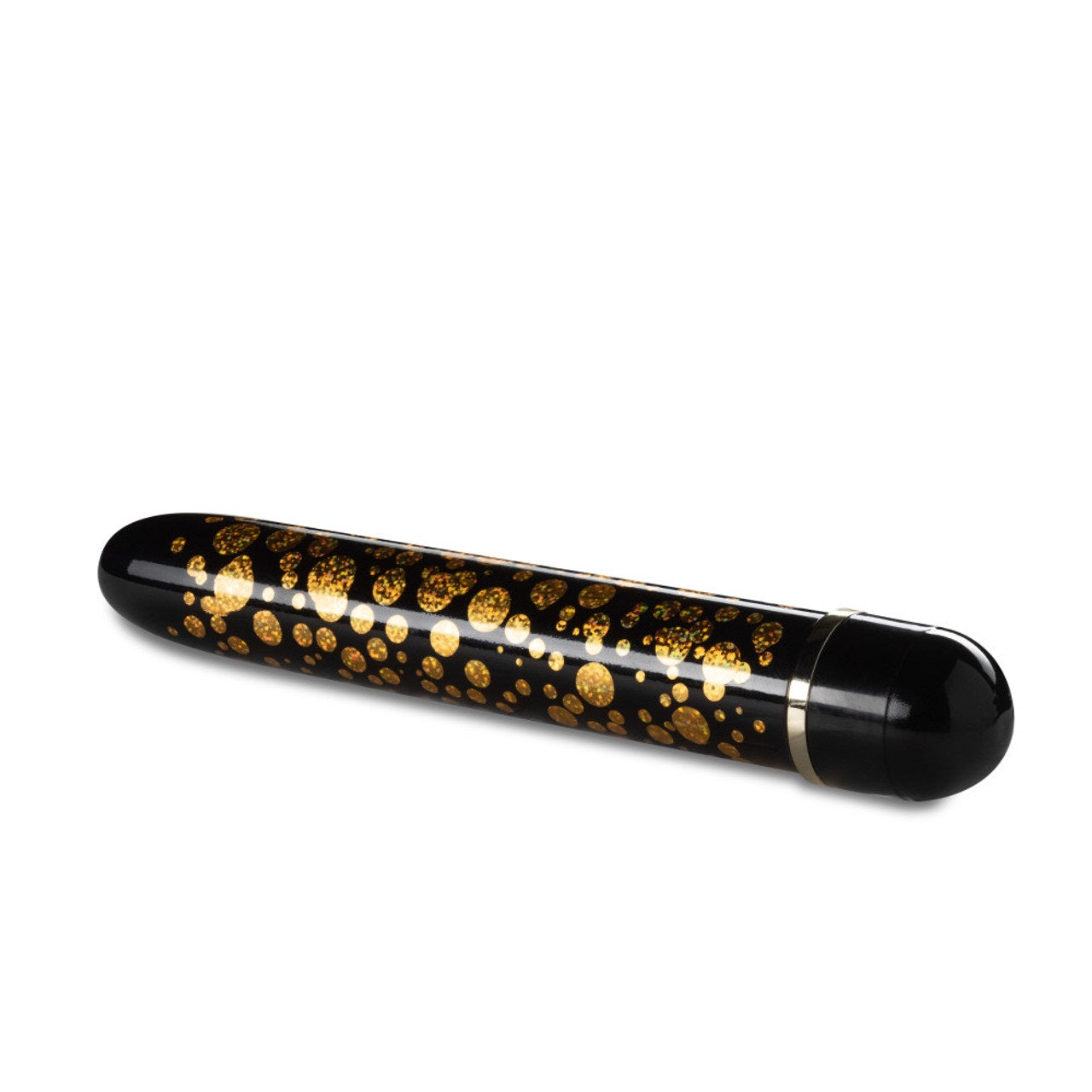 Bala Vibración Delgada Larga Estimulador Anal Vaginal Vibrador Unisex 17cm Rise and Sparkle - Black