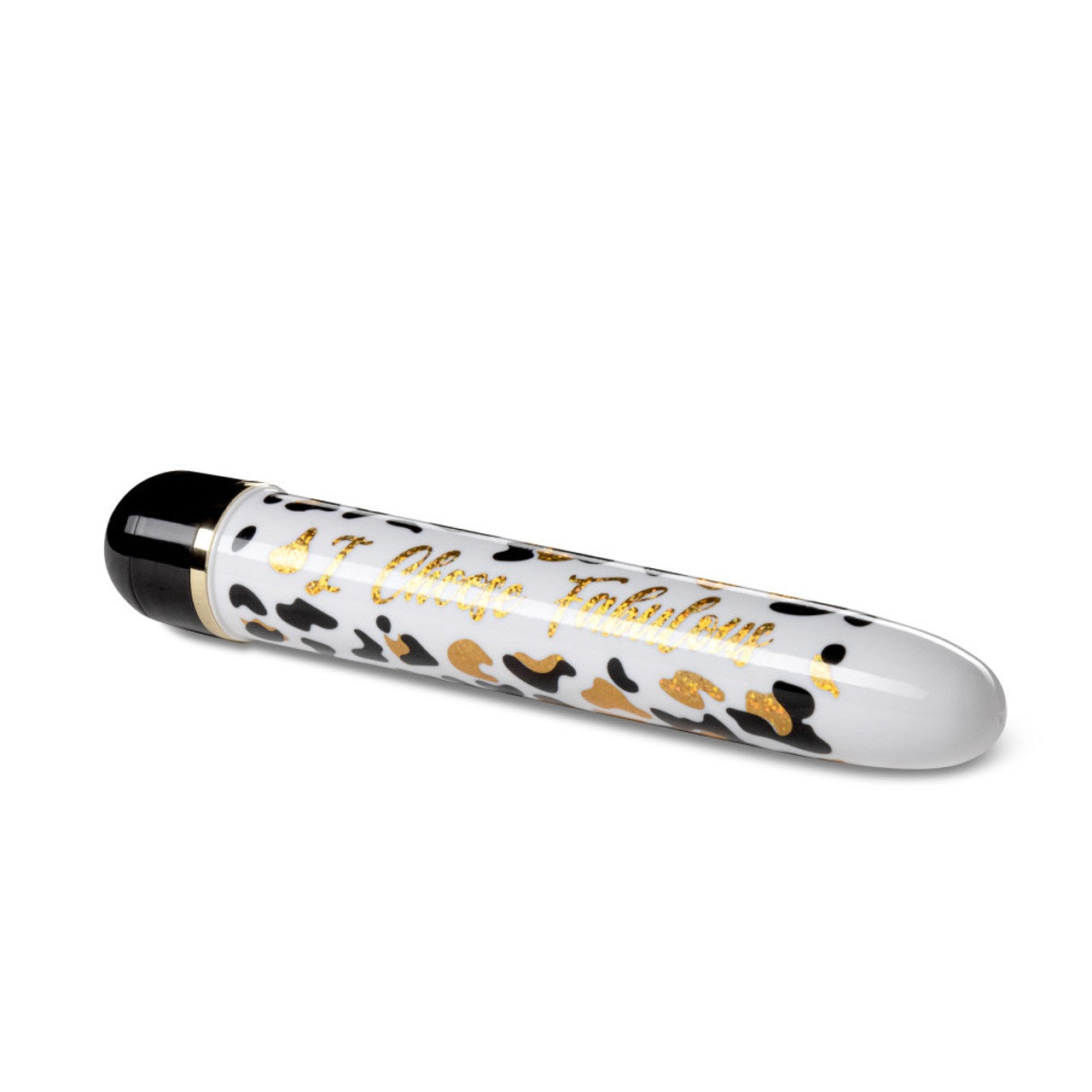 Bala Vibración Delgada Larga Estimulador Anal Vaginal Vibrador Unisex 17cm I Choose Fabulous - Black