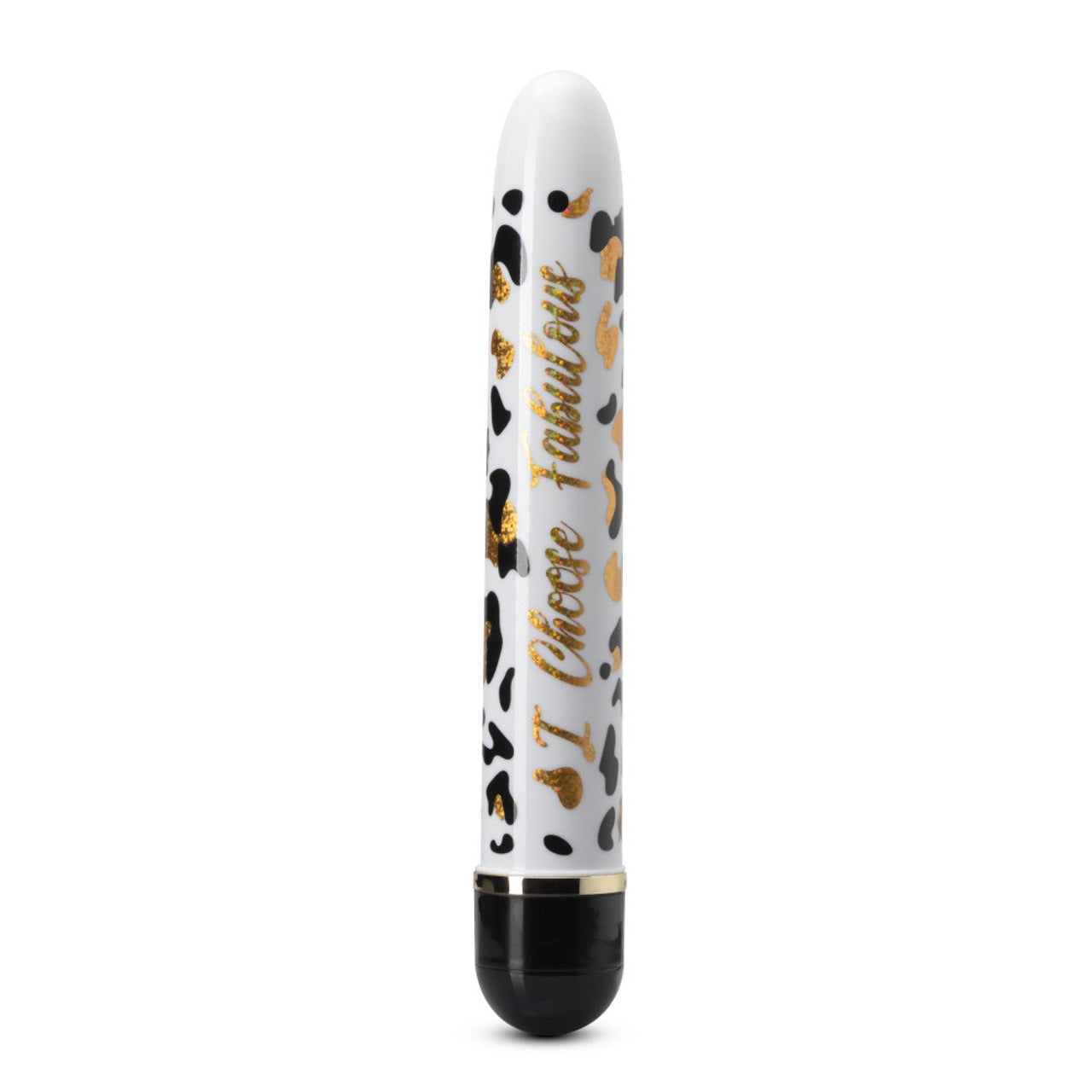Bala Vibración Delgada Larga Estimulador Anal Vaginal Vibrador Unisex 17cm I Choose Fabulous - Black