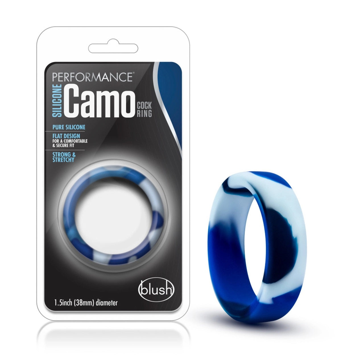Anillo Para Pene Erecciones De Roca, Silicon Camo Cock Ring Performance - Silicone Camo Cock Ring - Camouflage