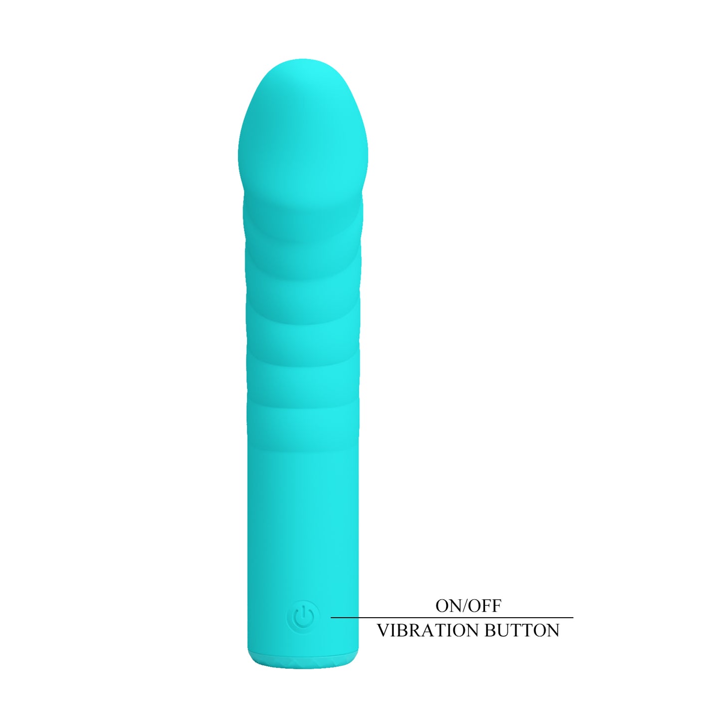 Vibrador Recargable Super Potente Pretty Love Rylan Green Powerful Dildo Vibrator 16 Cm
