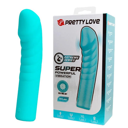 Vibrador Recargable Super Potente Pretty Love Rylan Green Powerful Dildo Vibrator 16 Cm