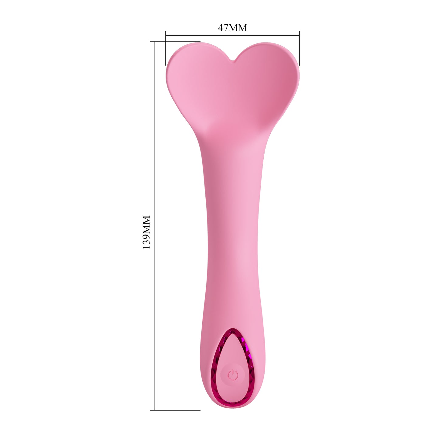 Vibrador Super Potente Recargable Silicona Dj Cock Pretty Love Extreme Series Dj Cock Super-power Clitoral Vibrator