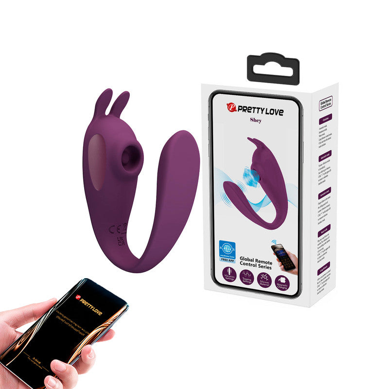 Vibrador Recargable Control Por Aplicacion App Shey Pretty Love - Shey Estimulador & Vibrador App Larga Distancia