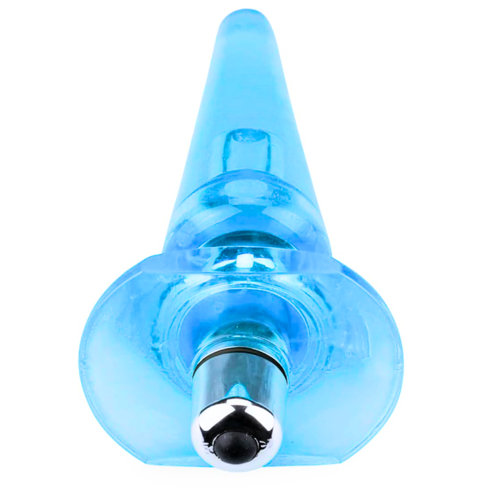 Plug Dilatador Anal Vibrador Ideal Para Principiantes Unisex Azul Claro