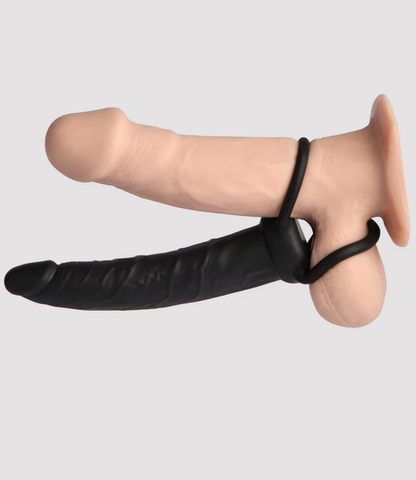 Dildo Con Anillo Para Doble Penetración Anal Fetish Double Trouble